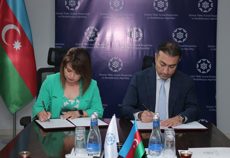 Dövlət Tibbi-Sosial Ekspertiza və Reabilitasiya Agentliyi ilə "Aesthetic & Welness World Academy" arasında memorandum imzalandı