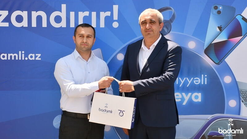 "Badamlı75"  lotereyasının 2-ci tirajının qaliblərinə hədiyyələr təqdim edilib
