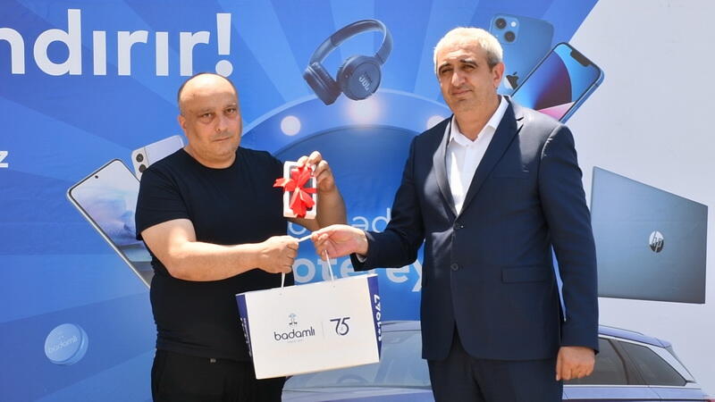 "Badamlı75"  lotereyasının 2-ci tirajının qaliblərinə hədiyyələr təqdim edilib