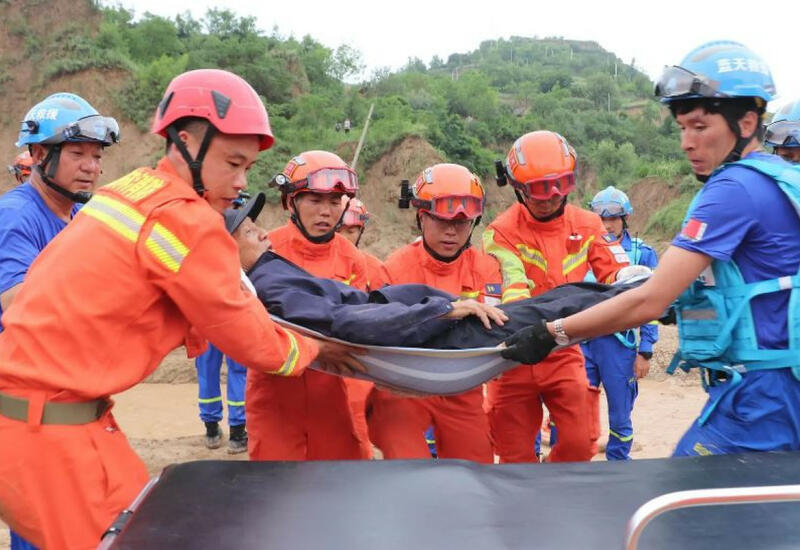 Обрушение шахты в Китае