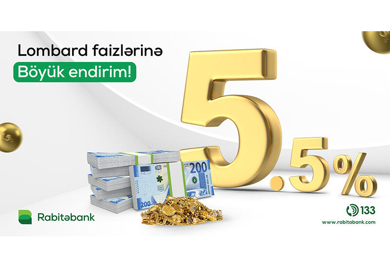 Lombard Kreditinə BÖYÜK ENDİRİM!