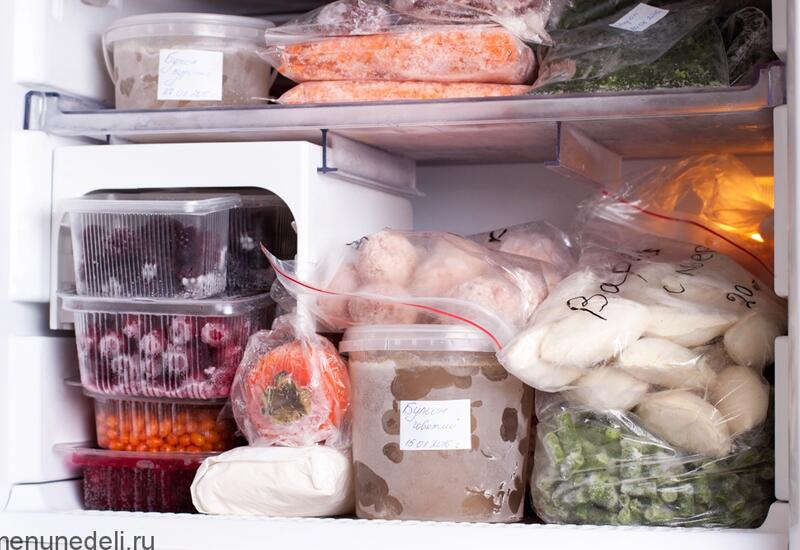 Названы запрещенные для заморозки продукты