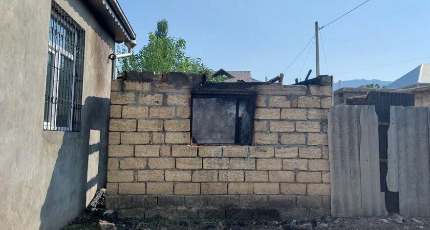 Умышленный поджог дома в Исмайыллы