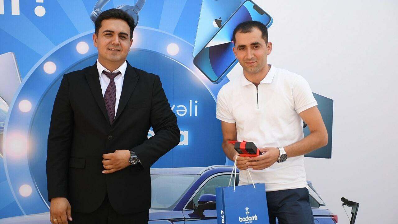 "Badamlı75"  lotereyasının 3-cü tirajının qaliblərinə hədiyyələr təqdim edilib