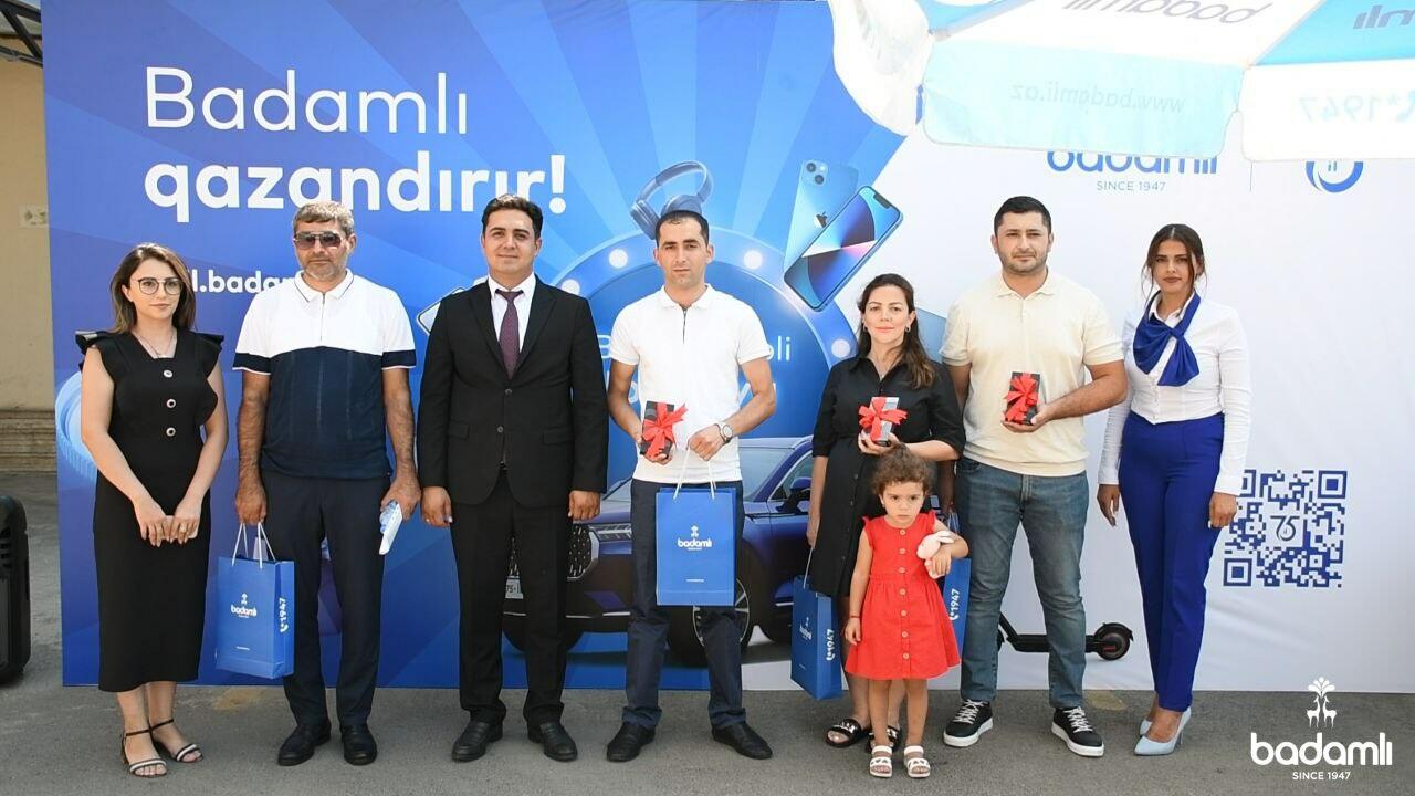 "Badamlı75"  lotereyasının 3-cü tirajının qaliblərinə hədiyyələr təqdim edilib