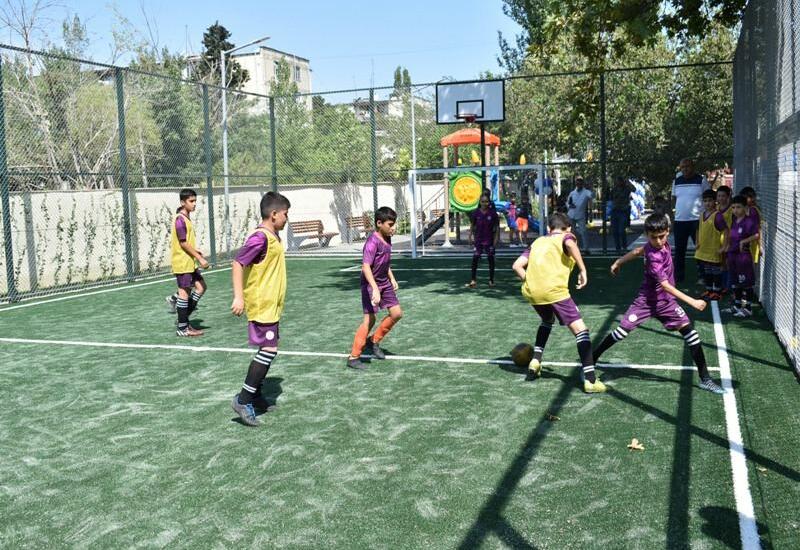 “Bizim həyət” layihəsi çərçivəsində Sabunçu rayonunda növbəti həyət abadlaşdırılıb