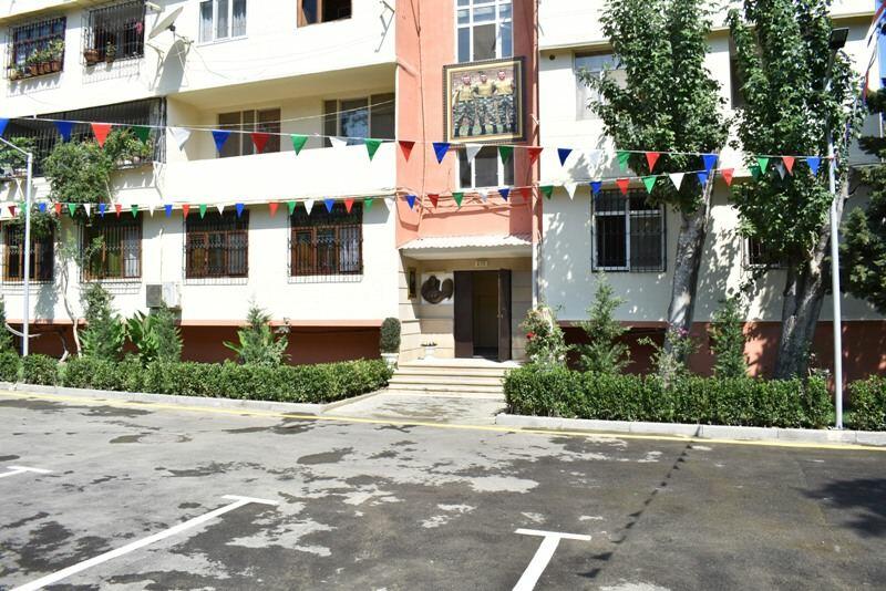 “Bizim həyət” layihəsi çərçivəsində Sabunçu rayonunda növbəti həyət abadlaşdırılıb