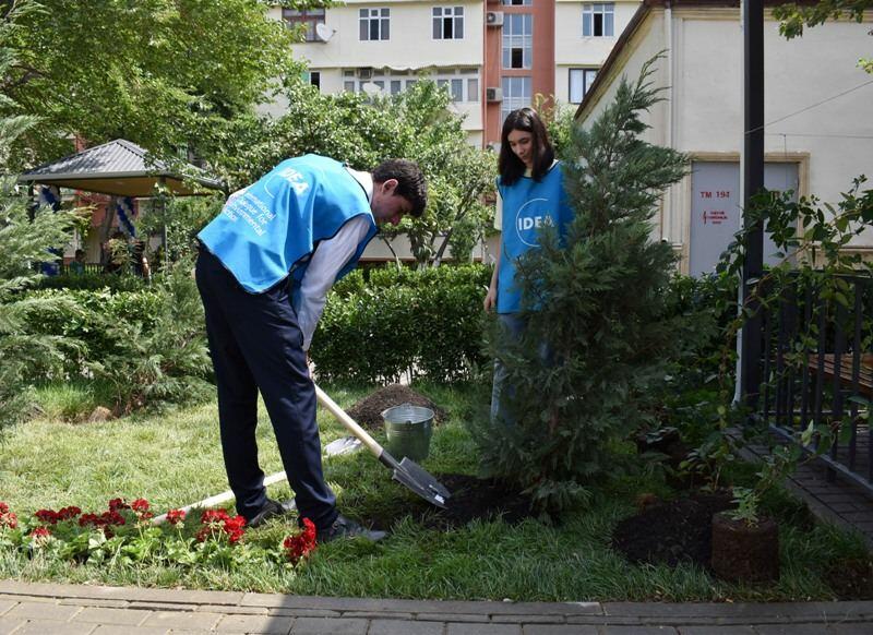 “Bizim həyət” layihəsi çərçivəsində Sabunçu rayonunda növbəti həyət abadlaşdırılıb
