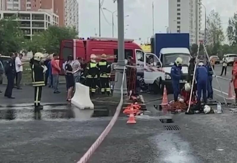 Трое унесенных в коллектор в Москве рабочих погибли