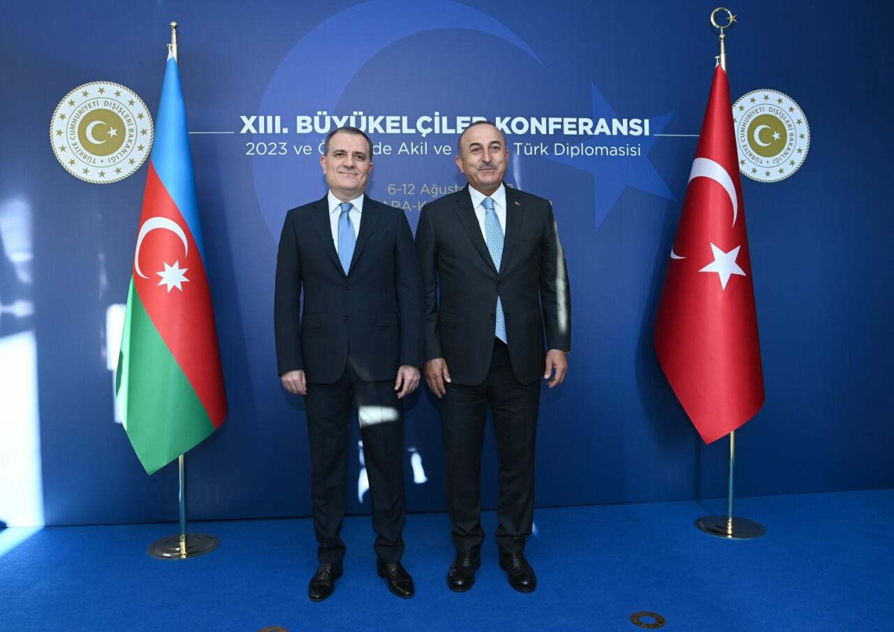 Ceyhun Bayramov Ankarada 13-cü Səfirlər konfransında çıxış edib