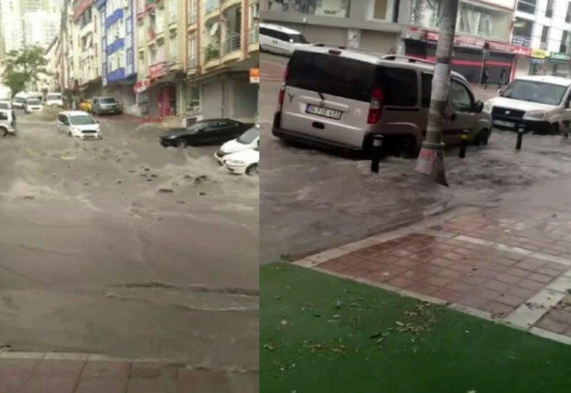 Улицы Стамбула затопило
