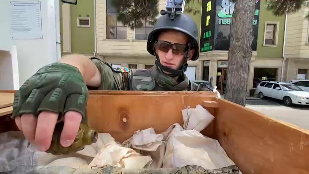 В Насими обнаружена ручная граната