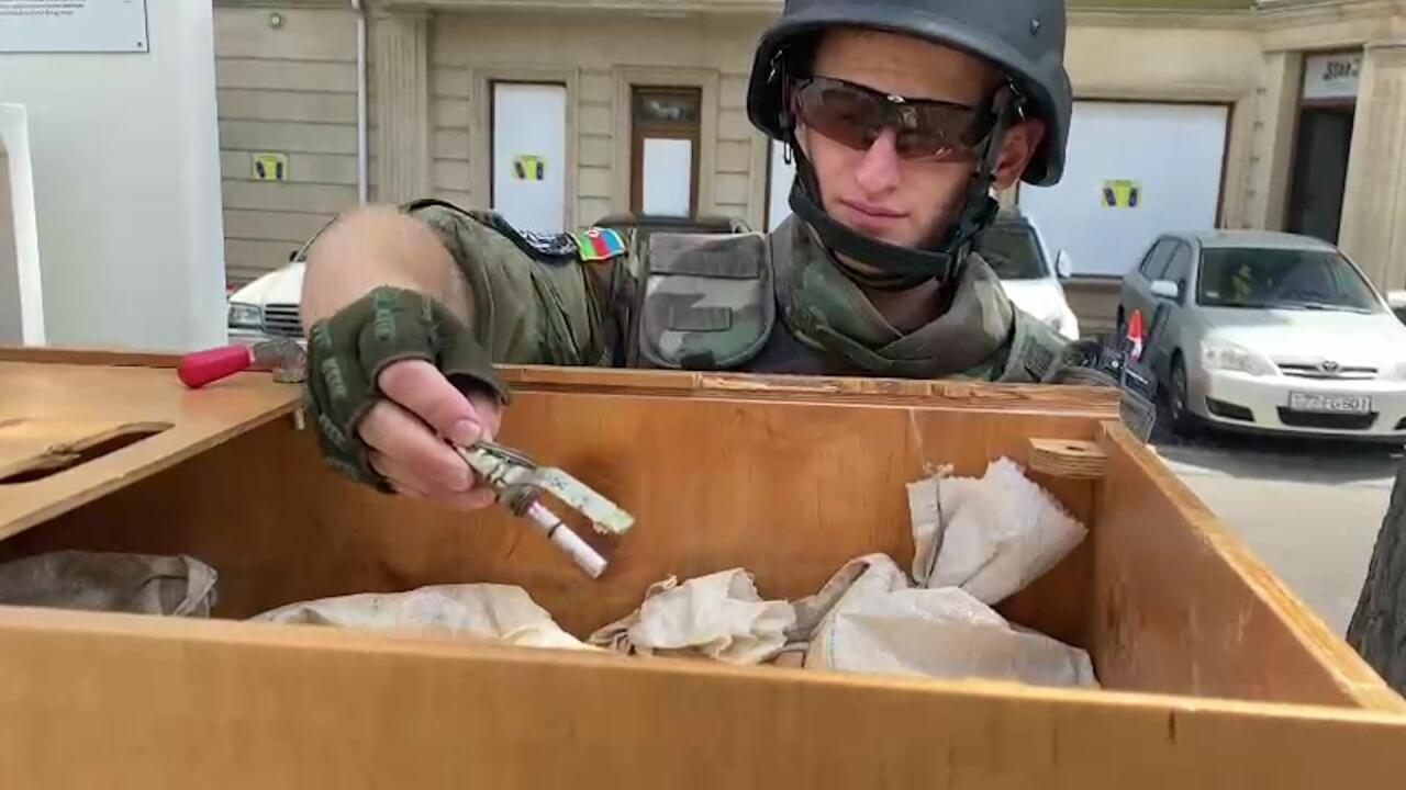 В Насими обнаружена ручная граната