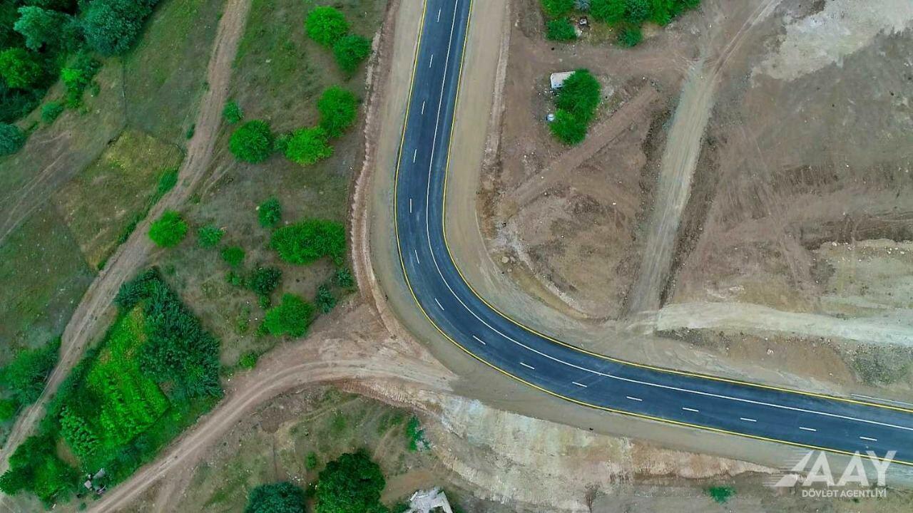 Завершено строительство новой автодороги в обход города Лачин