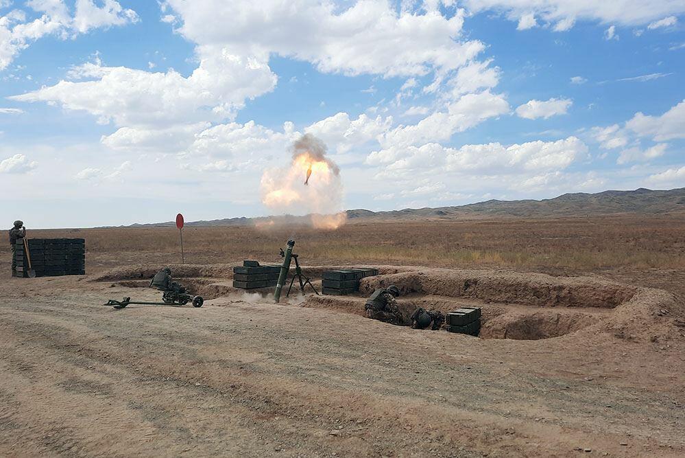 В конкурсе «Мастера артиллерийского огня» проведена пристрелка вооружения