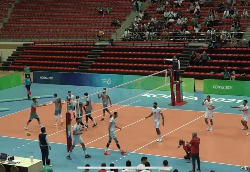Азербайджанская мужская сборная по волейболу выиграла сборную Марокко на Исламиаде