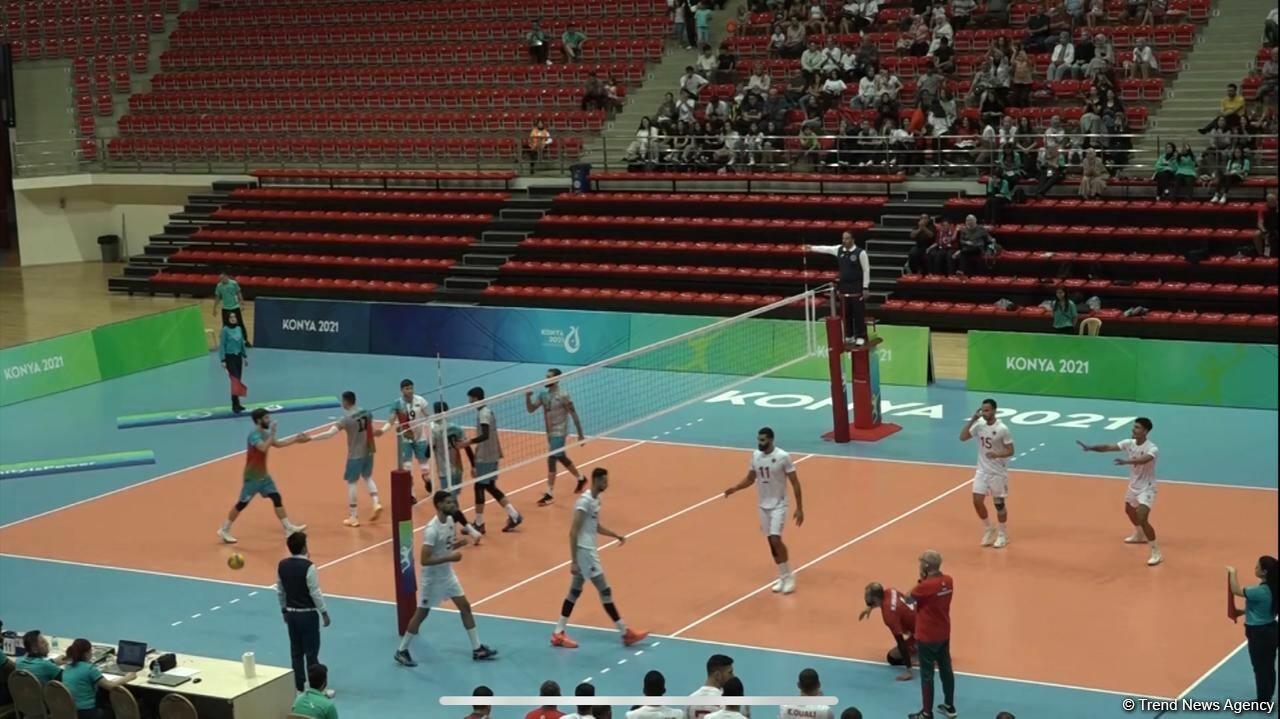 Азербайджанская мужская сборная по волейболу выиграла сборную Марокко на Исламиаде