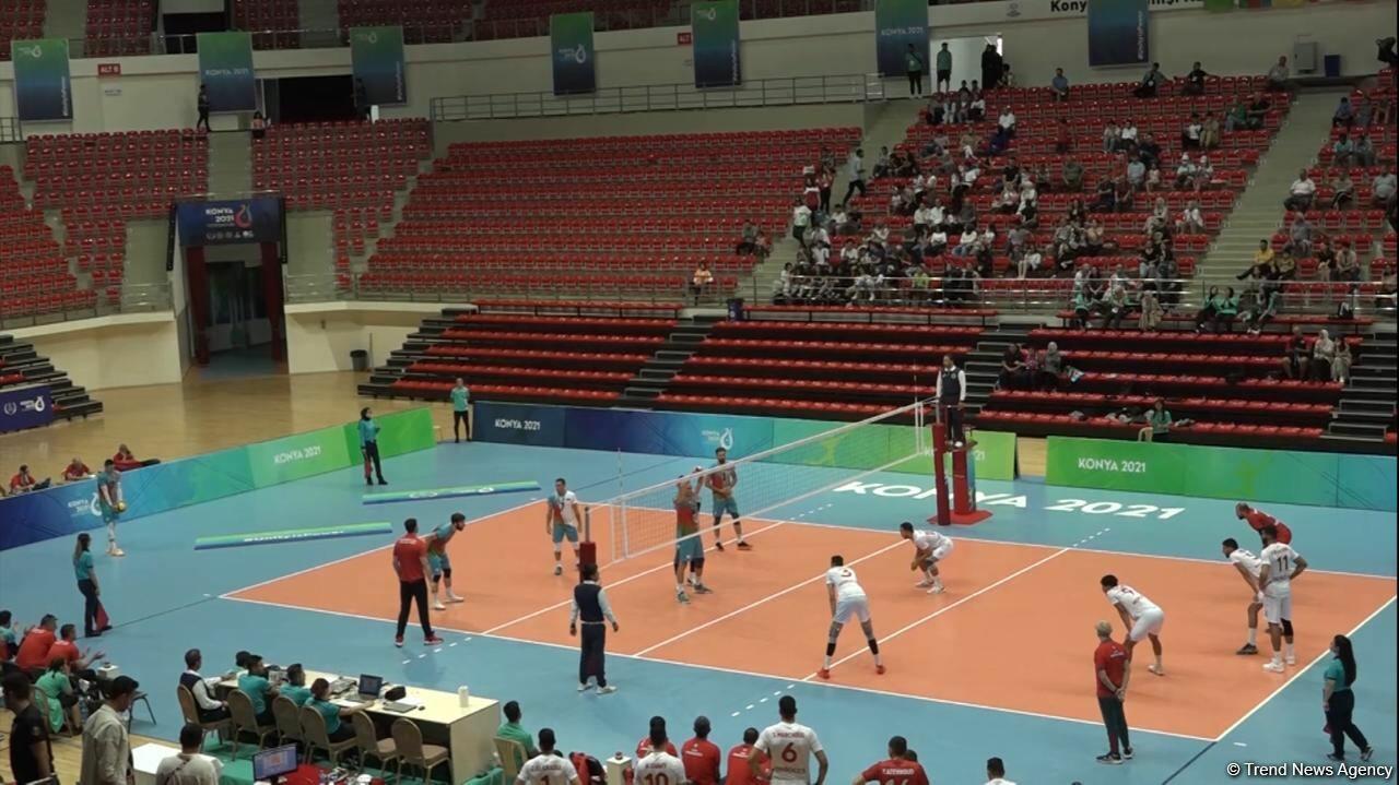 Азербайджанская мужская сборная по волейболу выиграла сборную Марокко на Исламиаде