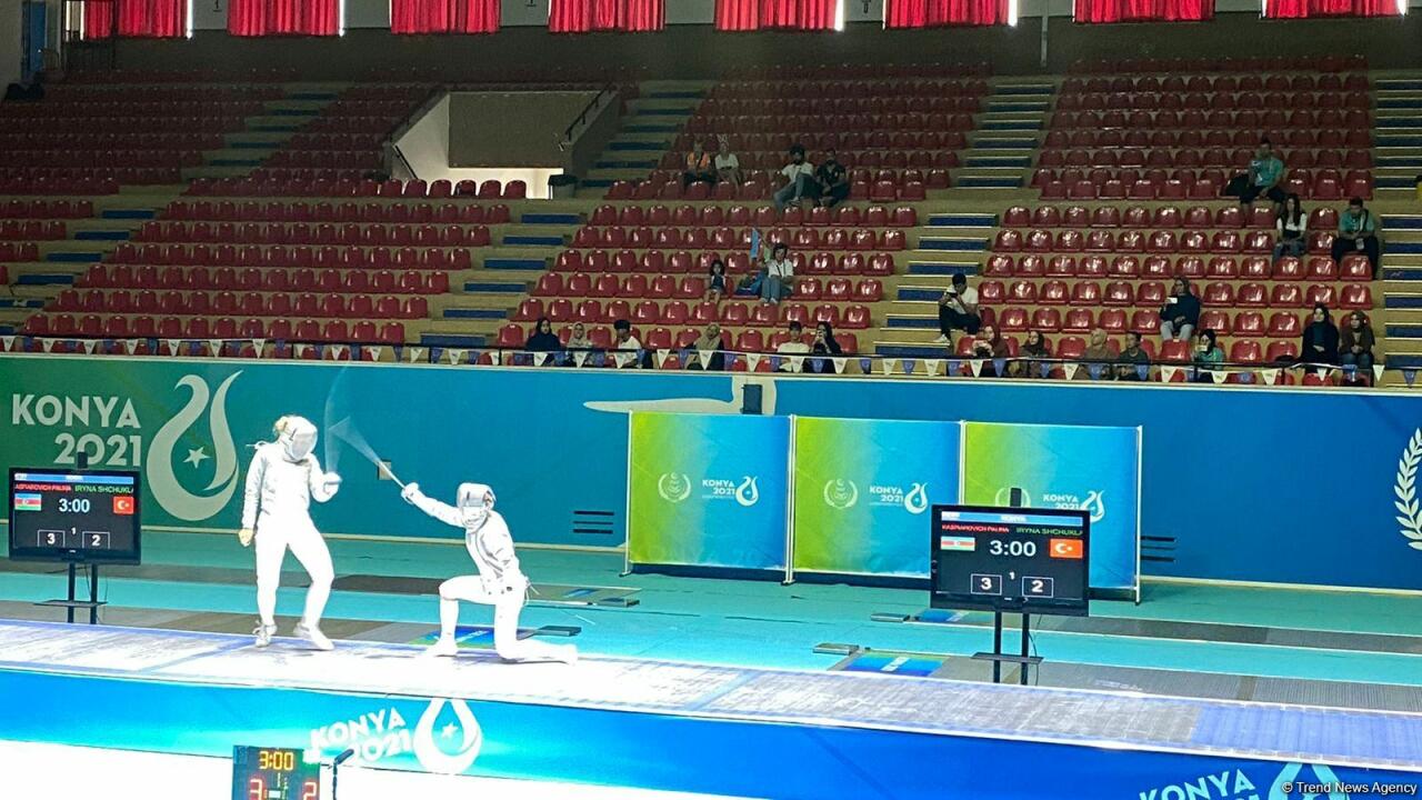 Азербайджанская спортсменка по фехтованию на саблях выиграла серебряную медаль Исламиады