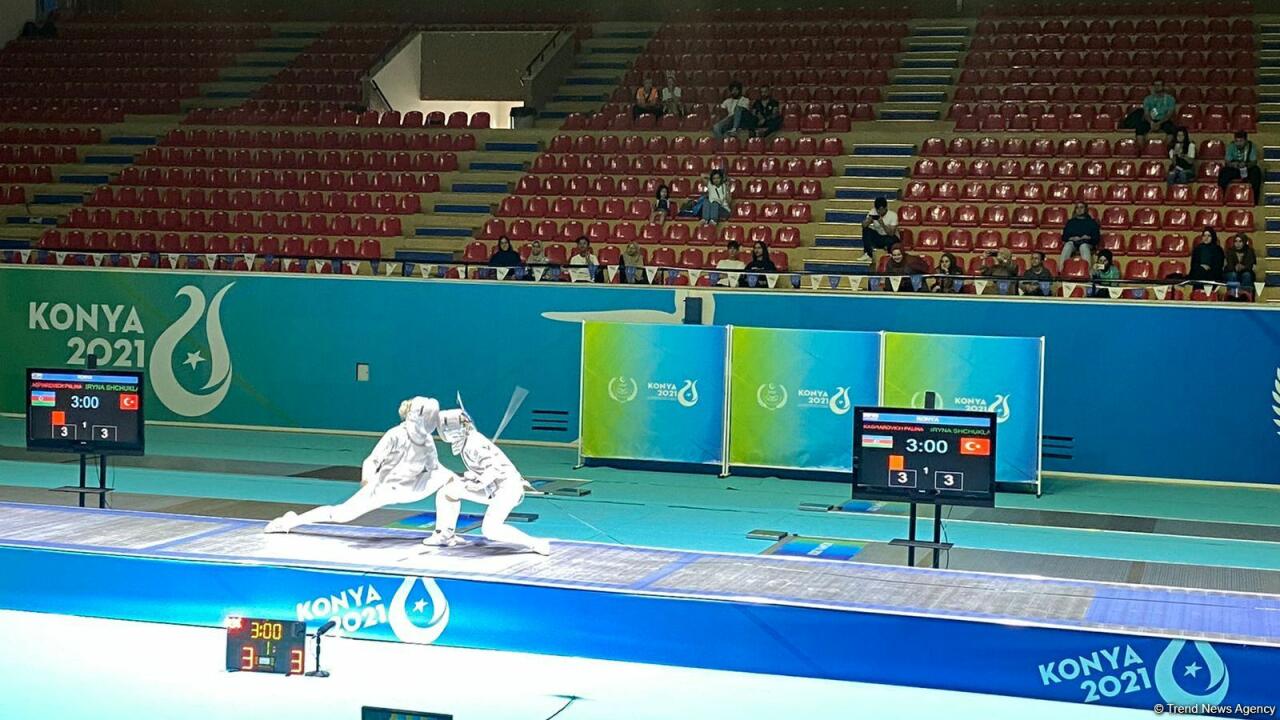 Азербайджанская спортсменка по фехтованию на саблях выиграла серебряную медаль Исламиады