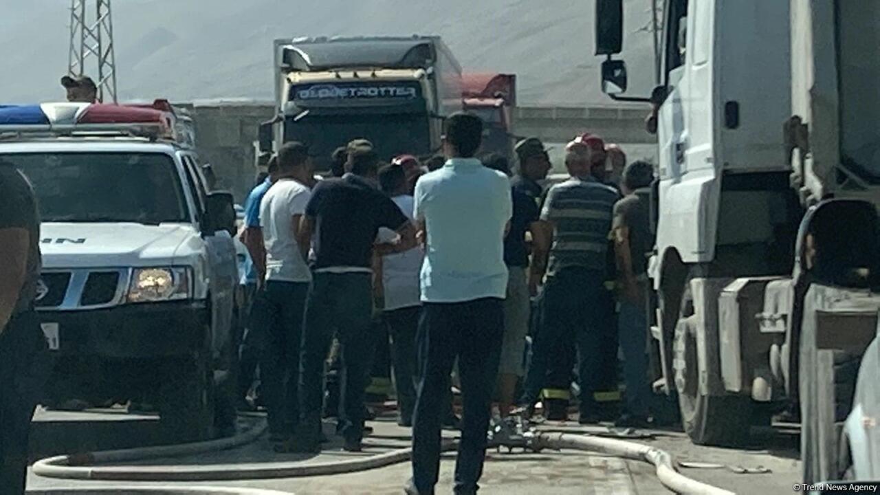 Авария на трассе Баку-Губа