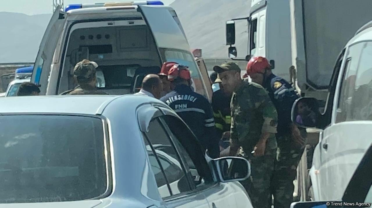 Авария на трассе Баку-Губа
