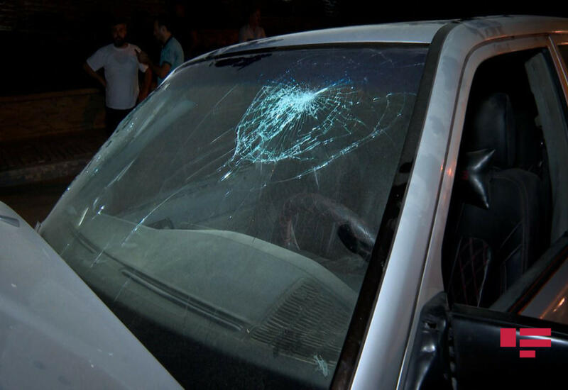 В Загатале столкнулись два автомобиля