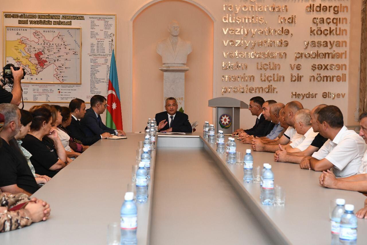 Laçın şəhəri, Zabux və Sus kəndlərinə qayıdacaq sakinlərin sayının dəqiqləşdirilməsi, məşğulluğu üçün tədbirlər görülür