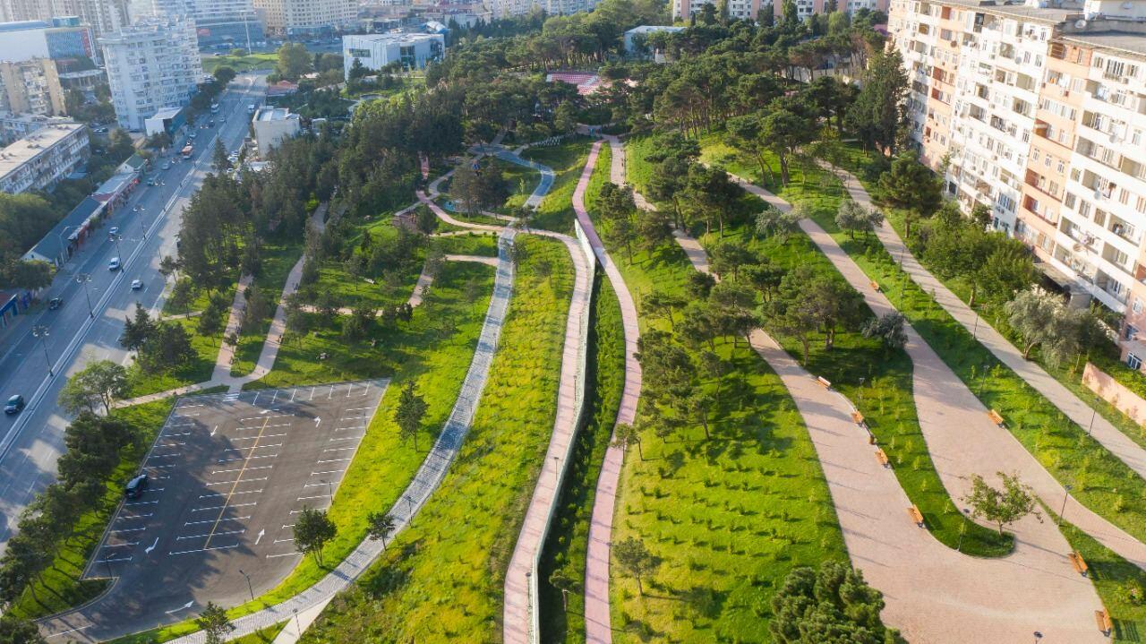 Heydər Parkı yenidənqurma işlərindən sonra istifadəyə verilib