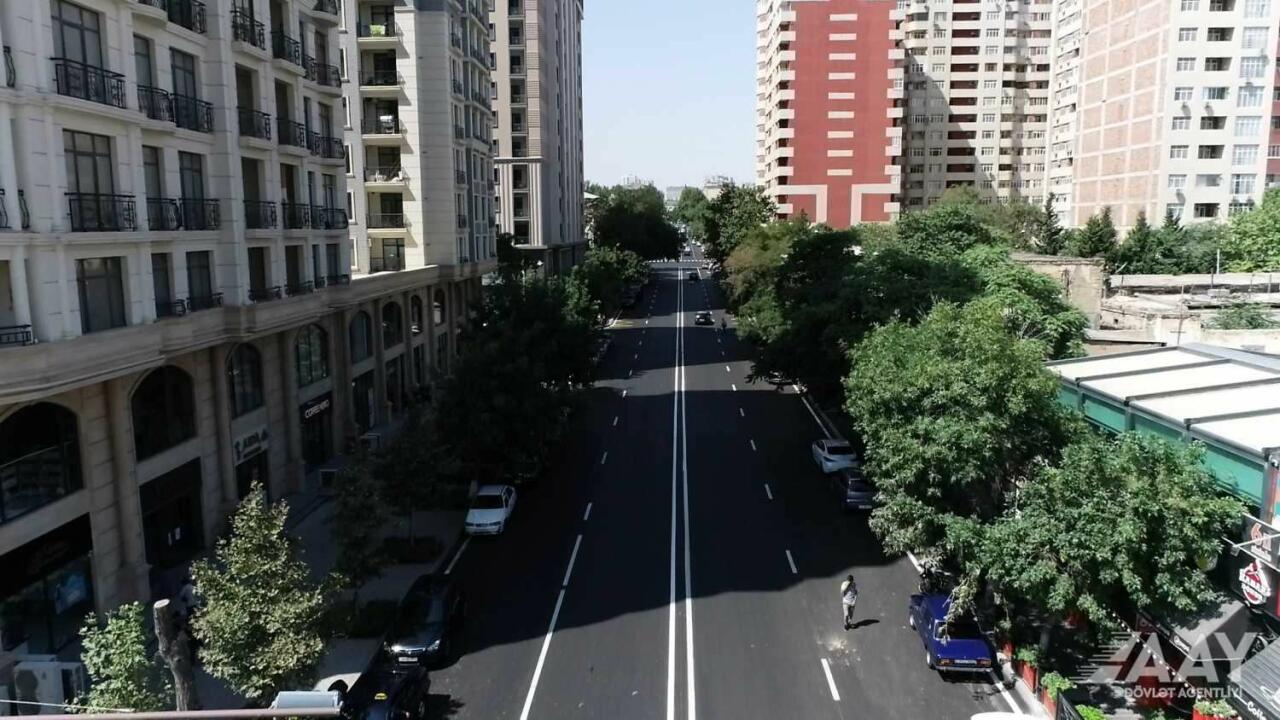 Bakıda daha bir küçənin təmiri yekunlaşdı