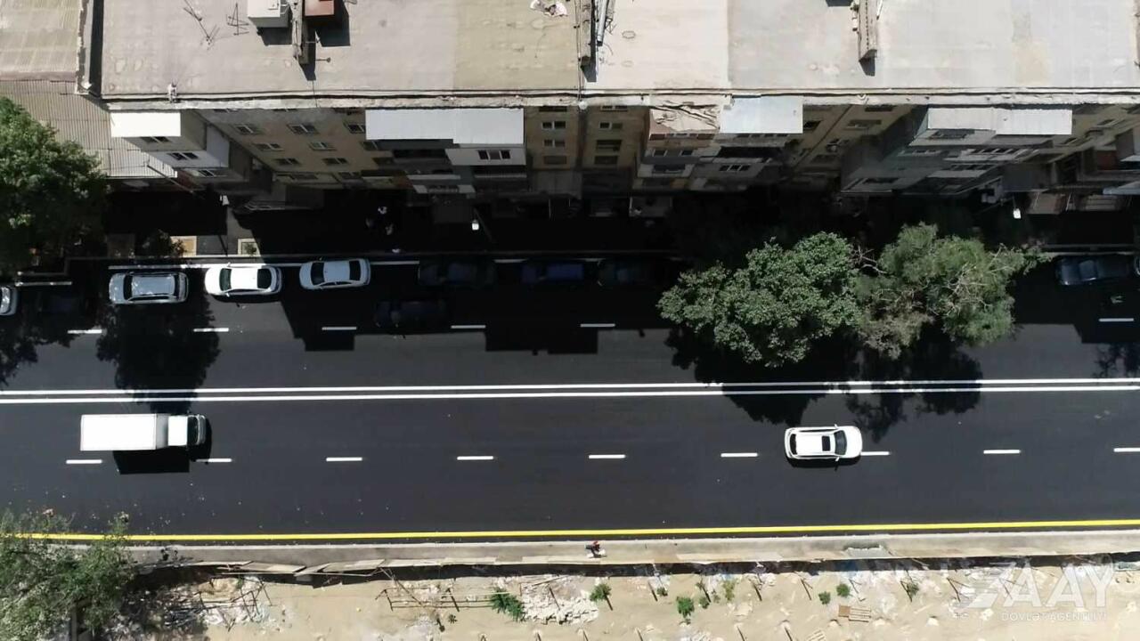 Bakıda daha bir küçənin təmiri yekunlaşdı