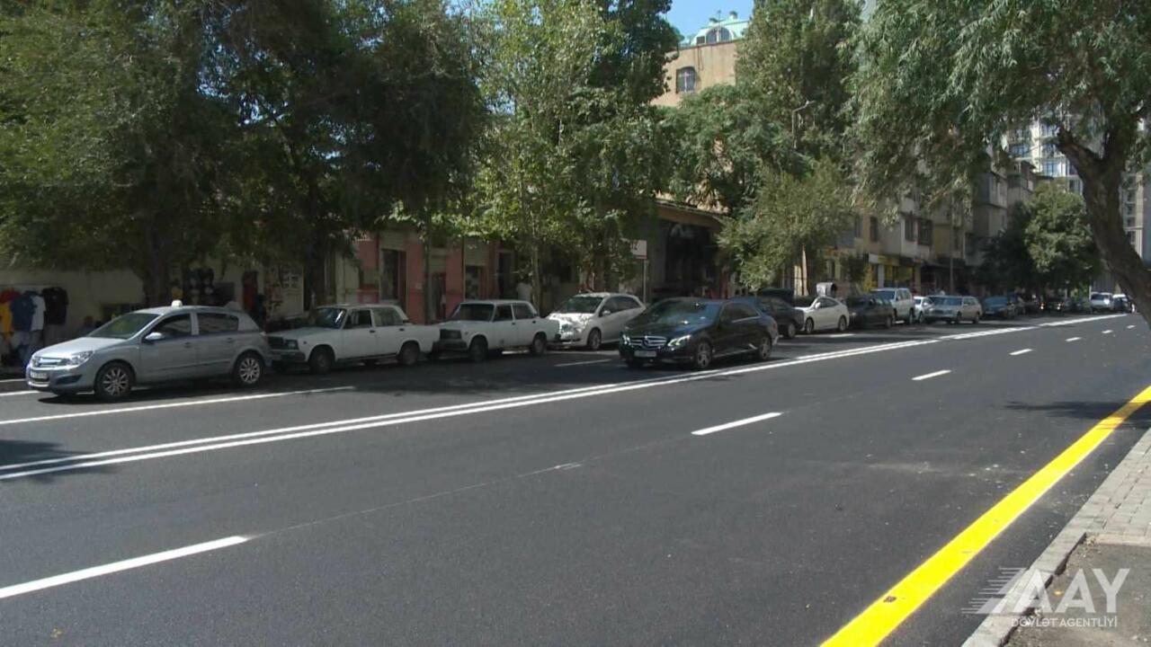 Bakıda daha bir küçənin təmiri yekunlaşdı