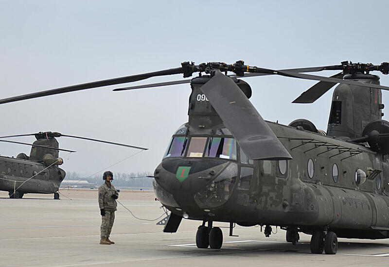 Появилось видео крушения вертолёта Boeing CH-47D в США