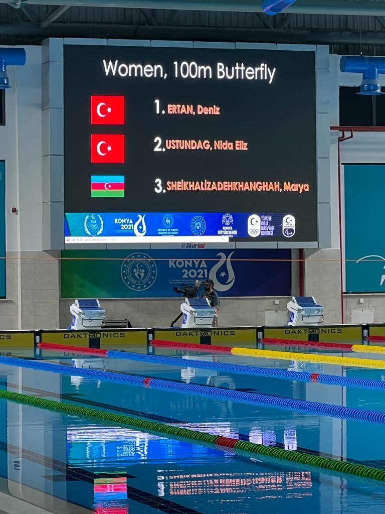 Azərbaycan üzgüçüsü İslamiadada özünün ikinci, milli komandanın 3 -cü medalını qazanıb