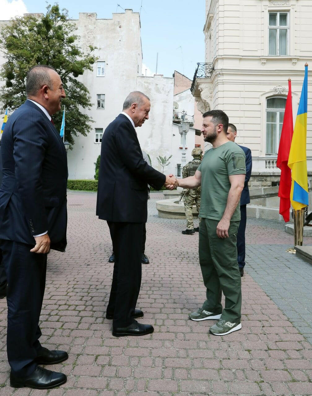 Во Львове проходит встреча Эрдогана и Зеленского