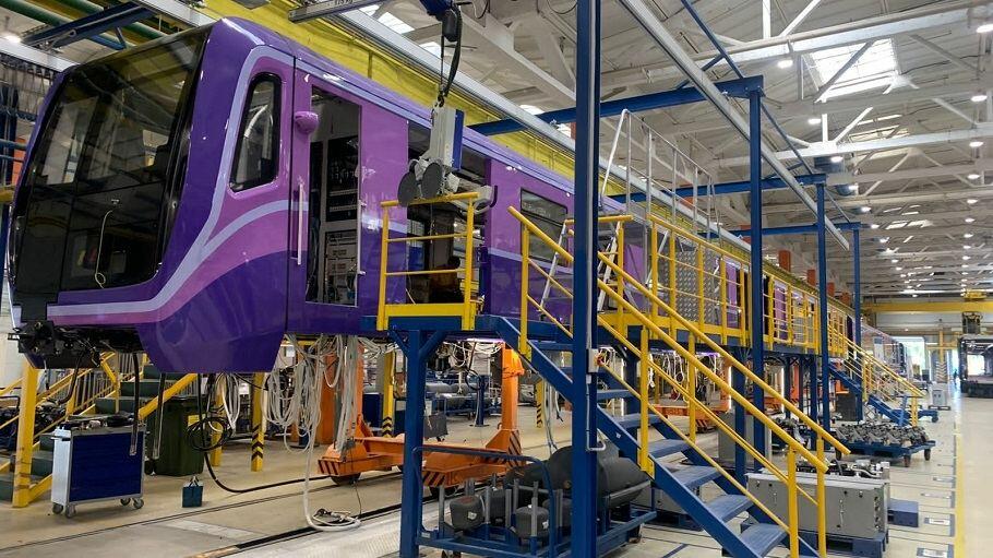 Так производят новые вагоны для бакинского метро