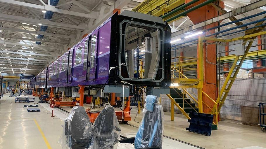 Так производят новые вагоны для бакинского метро