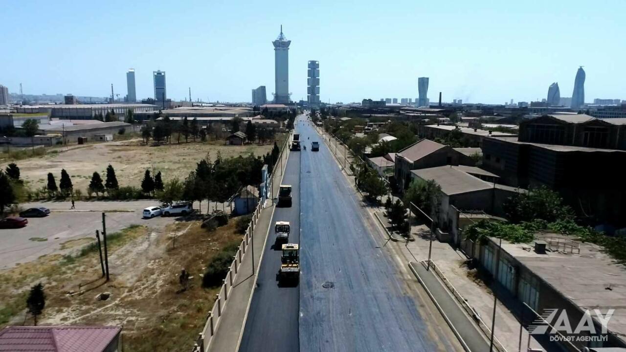 Nərimanovda daha bir küçə təmir edilir