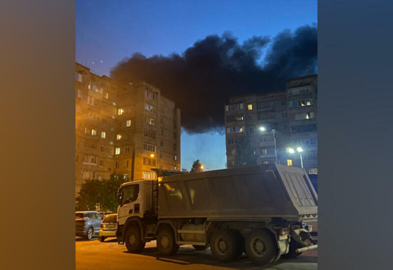 Крупный пожар в Подмосковье