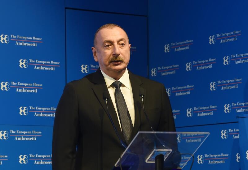 Prezident İlham Əliyev: Azərbaycan ilə İtaliya arasında aktiv siyasi dialoq mövcuddur