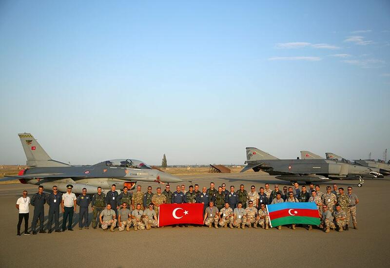 Турецкие военные и авиасредства, которые примут участие в «TurAz Qartalı-2022», находятся в Азербайджане