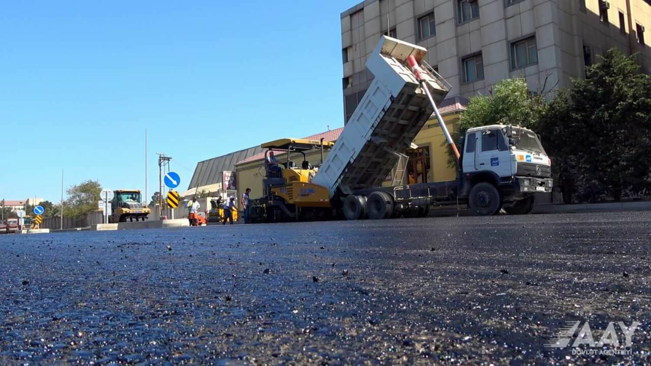 Nərimanov rayonunda daha bir küçənin təmiri yekunlaşır