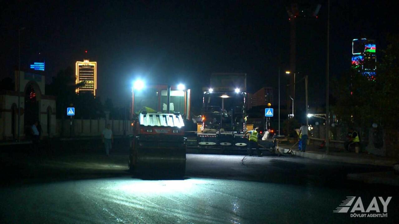Nərimanov rayonunda daha bir küçənin təmiri yekunlaşır