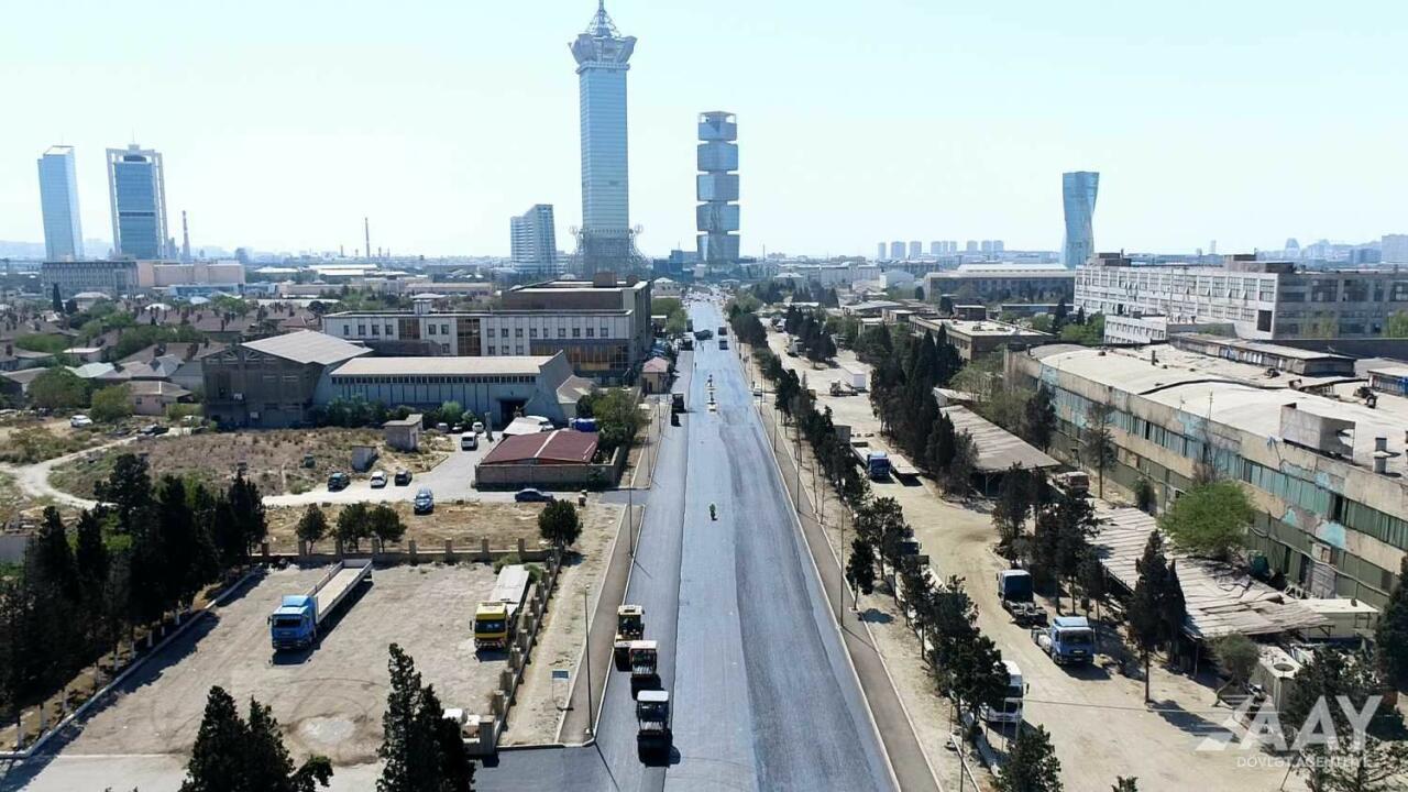 Nərimanov rayonunda daha bir küçənin təmiri yekunlaşır
