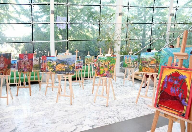 Состоялась итоговая выставка проекта "Youth ArtCamp Shusha and Baku"