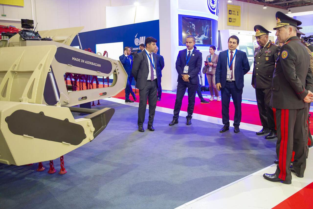 “Improtex Industries” şirkəti ADEX sərgisində yeni model yerli istehsal minatəmizləyən texnikaları təqdim etdi
