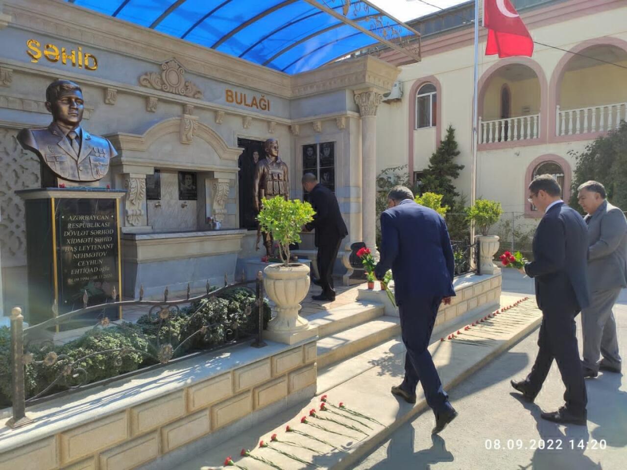 Xəzər rayonunda Vətən müharibəsi şəhidlərinin anım mərasimləri keçirilib