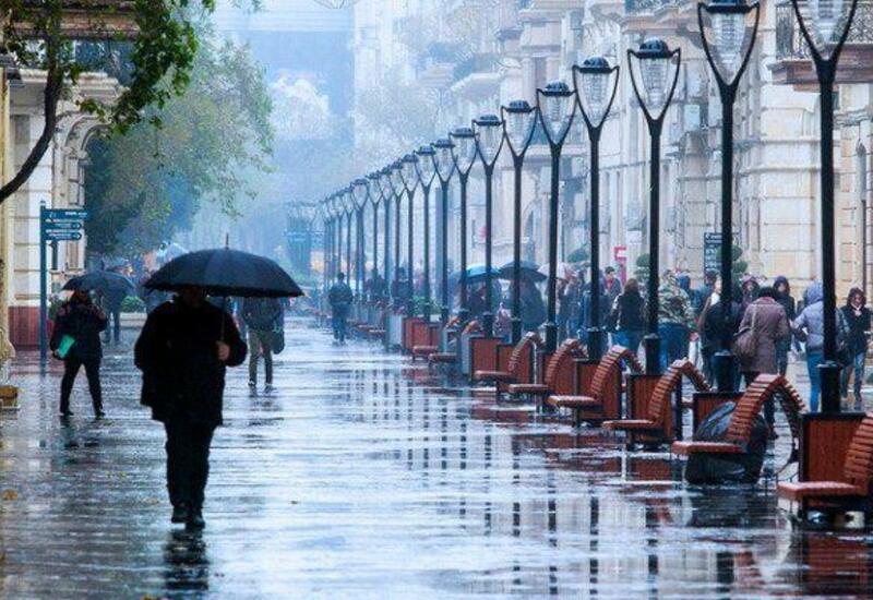 Завтра в Баку пойдет дождь