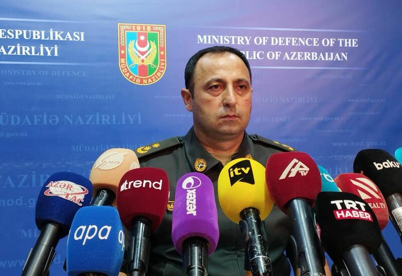 В Минобороны Азербайджана состоялся брифинг, посвященный широкомасштабной провокации Армении