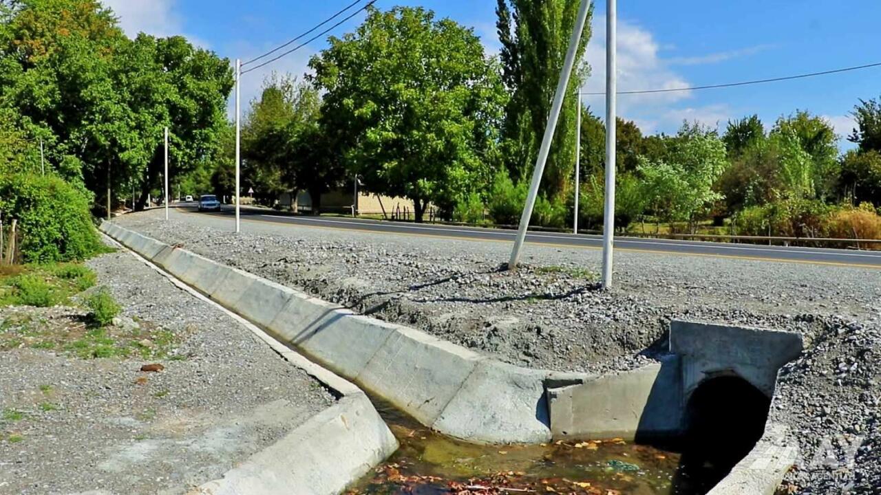 Основная часть автодороги Огуз-Шеки реконструирована